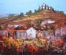  Tra i colori d'autunno, il santuario di Montevecchia  - Carla Colombo - Olio -  €