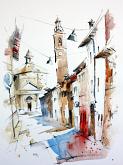 CIVIDALE - Guido Ferrari - Watercolor - 230€