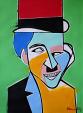 Ritratto di Charlie Chaplin - Gabriele Donelli - Acrilico - 2200 euro