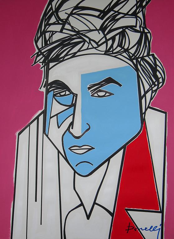 Ritratto di Bob Dylan - Gabriele Donelli - Acrilico - 1600 €