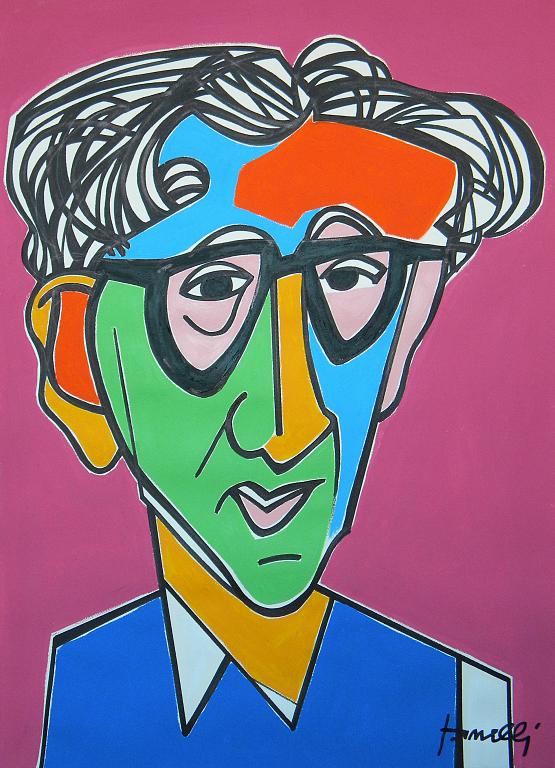 Ritratto di Woody Allen - Gabriele Donelli - Acrilico - 1400 €