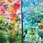  Series I feel the scent of flowers in the air - Carla Colombo - Oil - €