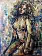 Donna  - tiziana marra - Action painting - 350€