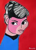 Portrait of Audrey Hepburn - Gabriele Donelli - Acrylic