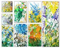  Sento nell'aria profumo di fiori  - collage  - Carla Colombo - Olio