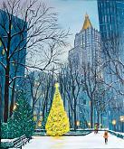 Natale a Madison Square Park - Giuseppe Iaria - Acrilico - € - Venduto!