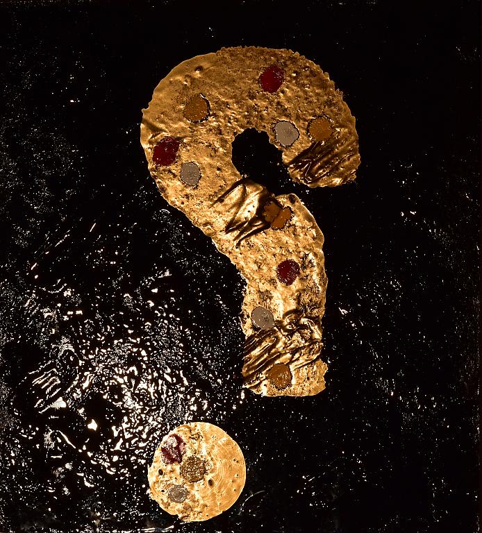l'oro porta nel baratro - Fausto Maria Fontana - Action painting - 1200 €