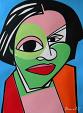 Ritratto di Paloma Picasso - Gabriele Donelli - Acrilico - 2800€