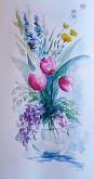  flowers and poetry 1 - Carla Colombo - Watercolor - €