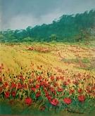 Field of Poppies  - Pietro Dell'Aversana - Acrylic - 200€