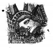 Escape from New York - Lucio Forte - Ink on paper