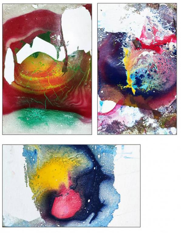  Serie Cosmiche visioni - Carla Colombo - Action painting - 38 €