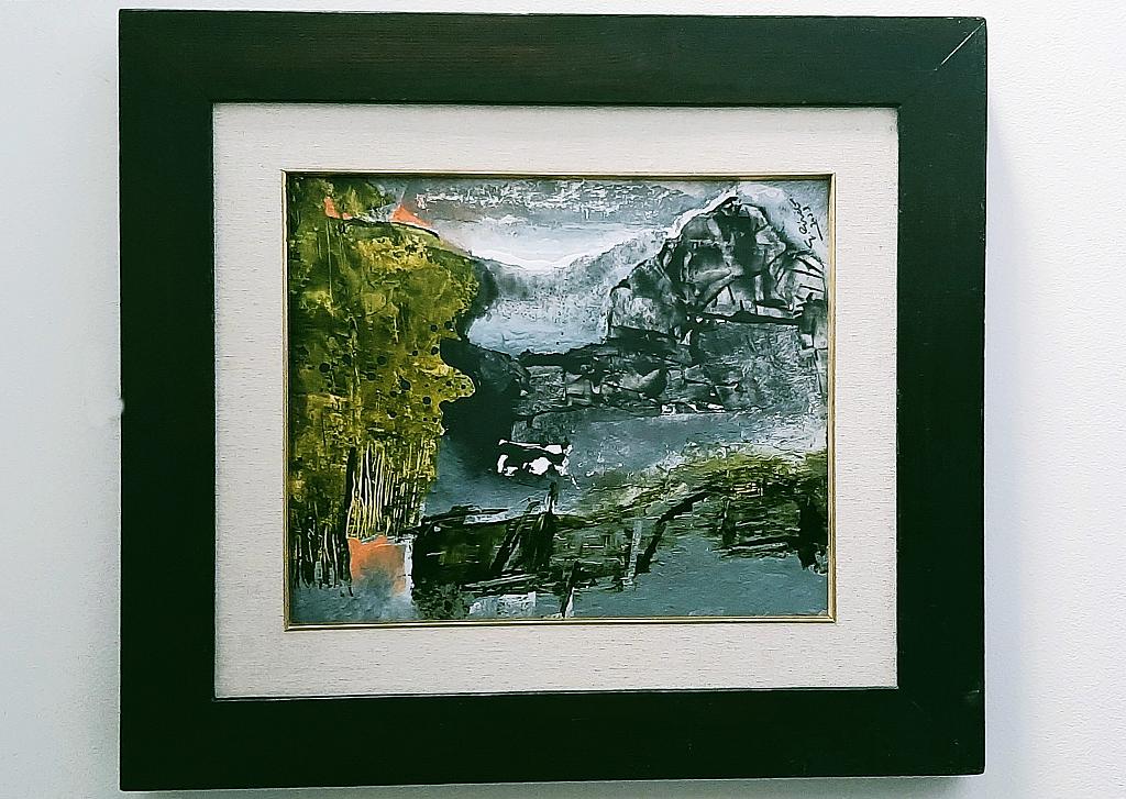 Apogei 2 - Giovanni Greco - tecnica mista su cartone - 180 €