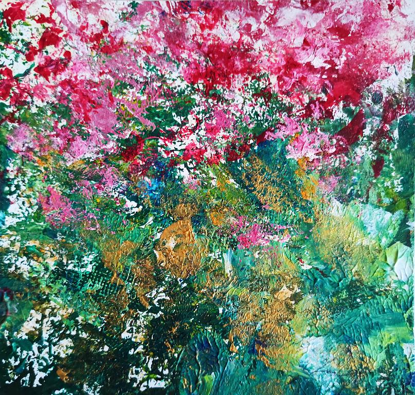  Serie Sento nell'aria profumo di fiori  - Carla Colombo - Olio -  €
